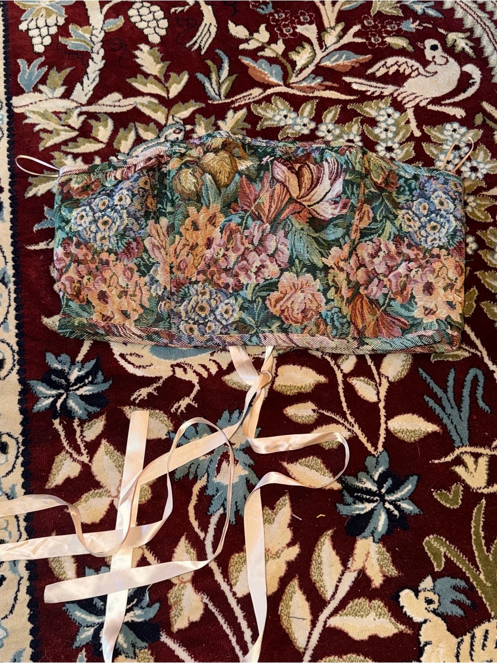 Fashion nova tapestry corset